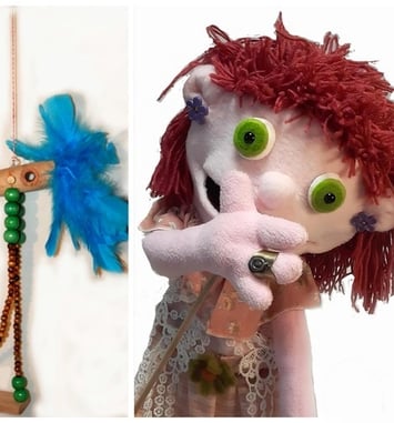Visite ludique d'un atelier de fabrication de marionnettes