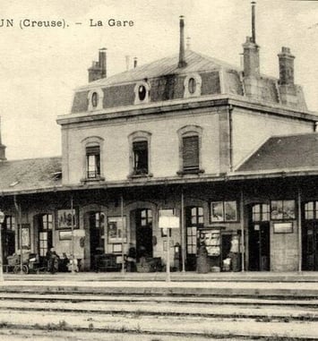 Présentation panneau mémoriel de la gare de Busseau et parcours découverte du village