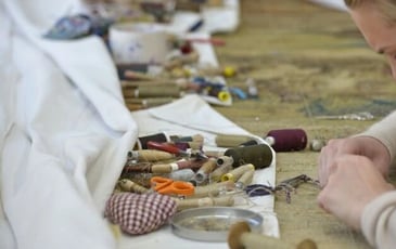 Ouverture exceptionnelle de l'atelier de restauration de tapisseries du Mobilier national à Aubusson