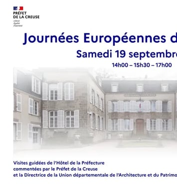 Visite de l'Hôtel de la préfecture de la Creuse
