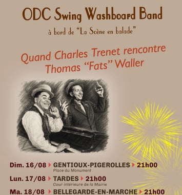 Concert « ODC Swing Washboard Band » — Quand Charles Trenet rencontre Fats Waller